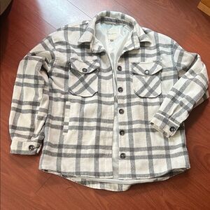 Thread & Supply Cozy Plaid Shacket
